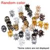 10pcs Alloy Mixing Colors Crown Accessories Pendant DIY Bracelet Necklace Earring Making Decorative Spacer Beads YMY