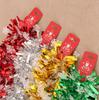 Christmas Tinsel and Garland Ornaments for Holiday Tree Decoration