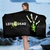 Action Game L-Left 4 Dead Beach Towel Colorful Bath Towels for Girl Microfiber Quick Dry Custom Sand Free Beach Yoga Spa Gym