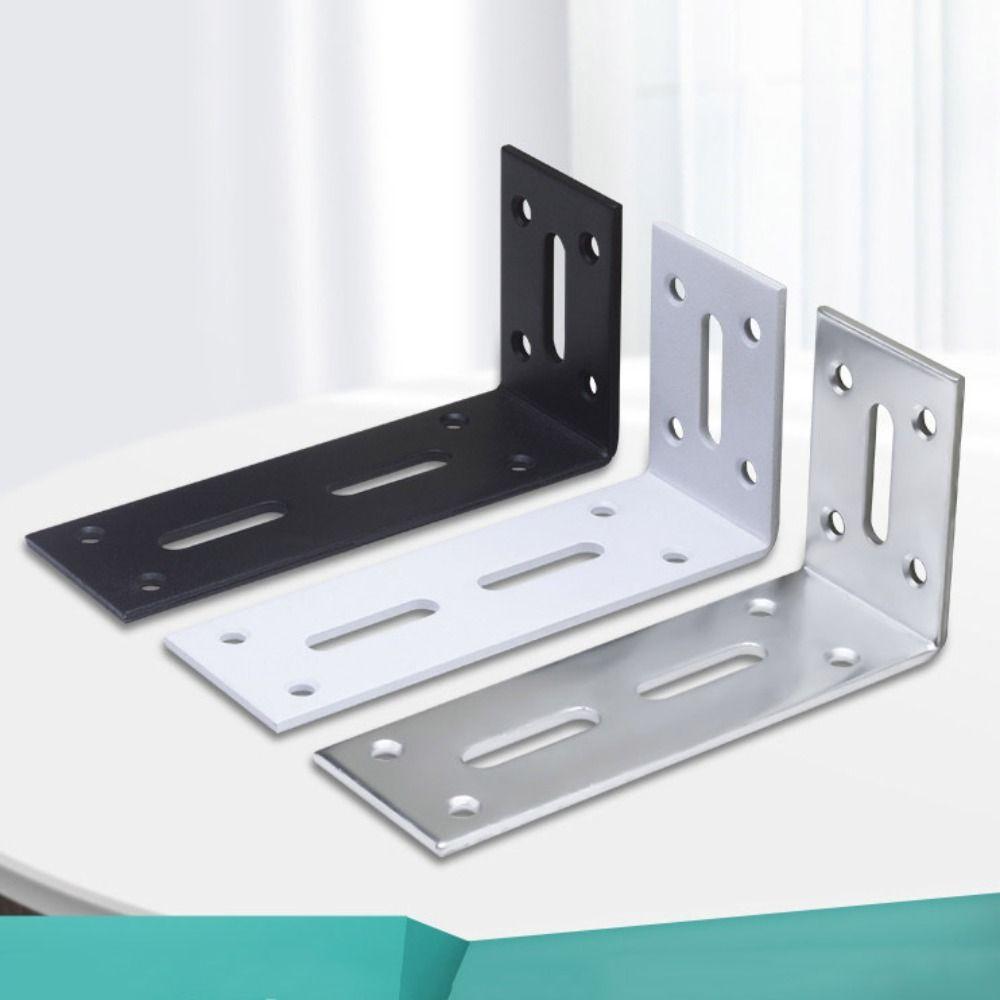 Stainless Steel/Iron Corner Brackets Wall Mounted Space Saving Fixing Bracket Useful Durable Shelf Bracket Hardware