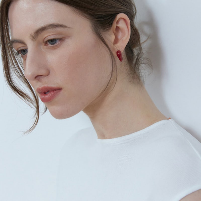 ADAUL Pod acrylic earring - 4color