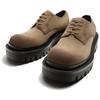 Zara Mode Minimalistisch Used-Look Wildleder Dicke Sohle Freizeitschuhe Herren Sneaker Braun 12411520-38