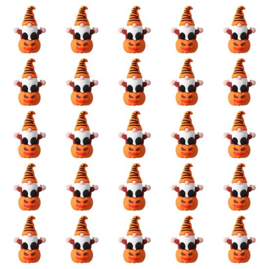 

Хэллоуин Мини Гном Фигурка Миниатюрная Тыква Гном Статуэтка Крошечная Настольная 25 pcs
