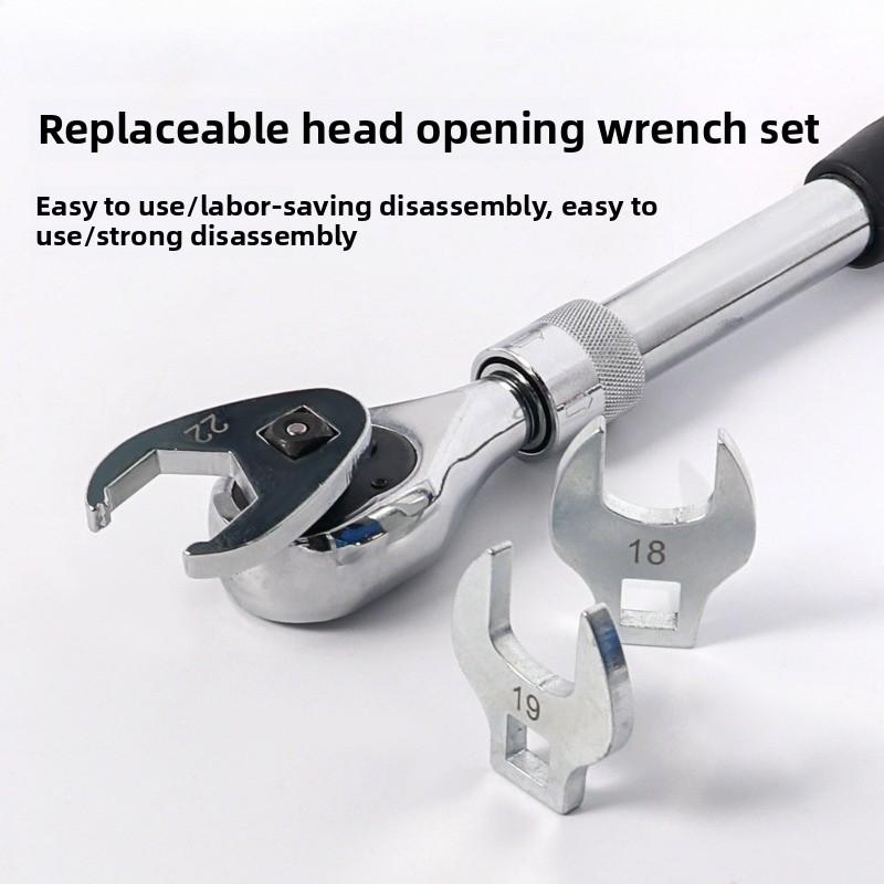 3/8Inch Drive Crowfoot Horn Wrench 10 To 22mm Metric Foot Open End Spanner for Torque Bullhorn Wrenches Keys Set 9/11 Pcs