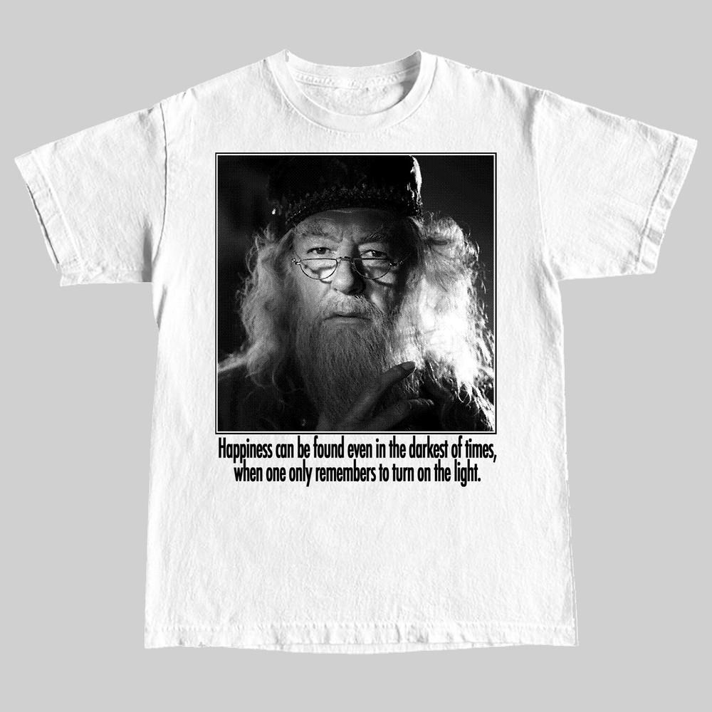 

Dumbledore #039;Happiness...#039; Tribute TShirt Unisex T-Shirt XL