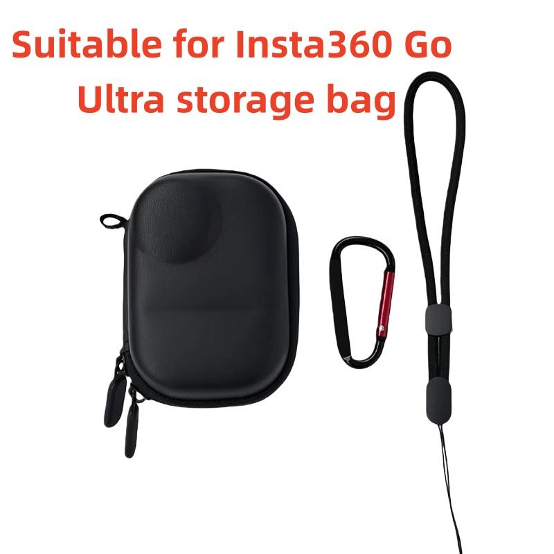 1 Set Portable Hard Case Carrying Box With Soft Lining For Insta360 Go Ultra Protective Storage Bag Camera Accessories