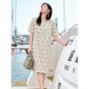 JUZI ANNACO Graceful Embroidered Hollow Out Loose Dress