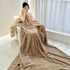 Four Seasons Thick Warm Fleece Blanket Lightweight Luxury Solid Color Multifunctional Rabbit Fleece Blanket Bedroom Room Blanke