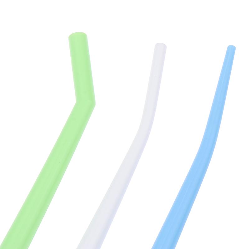 25Pcs Disposable Dental Saliva Ejector Surgical Suction Tips Long Slim Type Dentistry Clinic Strong Suction Tube Dentist Tools