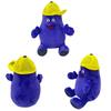 Grimace Shake Yellow Hat Plush Toy Cartoon Animal Design 18cm Height Customizable
