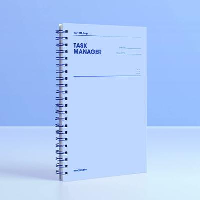 Motemote Task Manager 100 Days Study Planner Color Chip (Serenity)