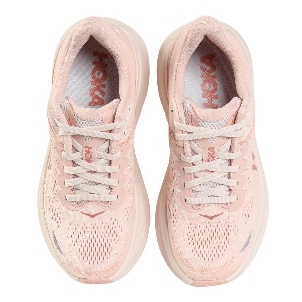 HOKA Bondi 9 Running Size Shoes, Rose, 1162012-RLTT, Women's 24.5