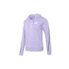 Power Tape Full-Zip Hoodie With Letter Logo Women Tops Purple 676693-25
