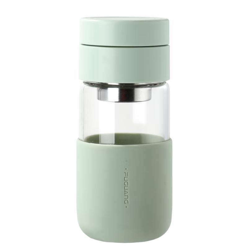 FGA Fugang 360ML Portable Glass Tea Infuser Bottle