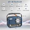 Gelielim Tragbares Radio, FM/AM/SW Kurzwellenradio, Bluetooth, Wide FM, Hohe Empfindlichkeit, USB/TF-Kartenkompatibel, Laute Lautstärke, Akku-/USB-Aufladung, Retro St