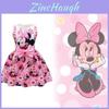 Rochie Fetiță Minnie Mouse Cu Imprimeuri Desenate Pentru Fete De Vară Rochie Casual Din Amestec De Bumbac Fete