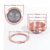 1.5 Inch Hifi Car Tweeter Protective Grill Mesh Lightweight Aluminum Treble Head Speaker Cover for Car Refit