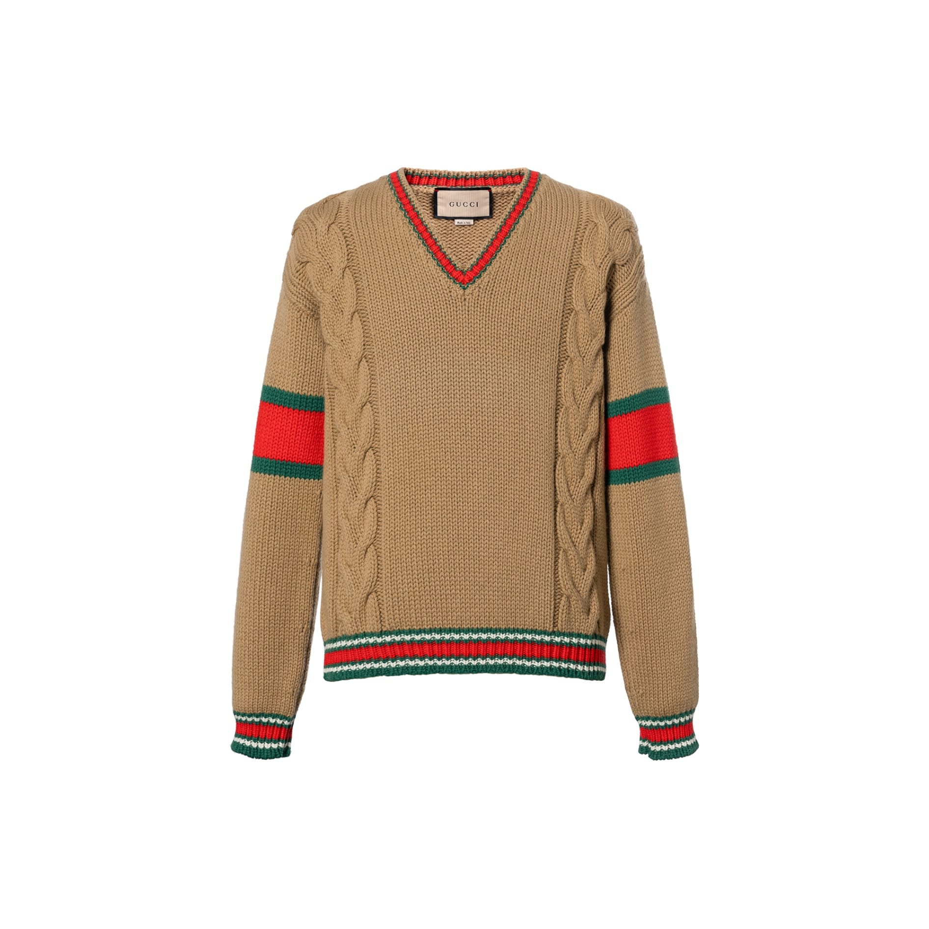 GUCCI Sweaters Men`s Multicolor V Neck