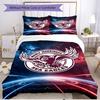 3pcs Duvet Cover Set (1*Duvet Cover + 2*Pillowcase, Without Core), Manly Warringah Sea Eagles Print Soft All‑Season Bedding Set, Home Bedroom Decor Gi