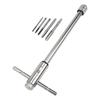 For DIY Projects Heavy Duty Wrench Ratchet Wrench Adjustable Ratchet Tap Wrench Non-slip Grip Portable Tool Versatile Rotation