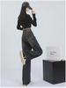 Vintage High-Waist Wide-Leg Retro Jeans for Women - Spring & Autumn Style