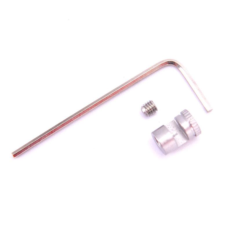 

110 Thumb Stud Push Knife Button 416 Stainless Steel Material Screw Pusher Screw