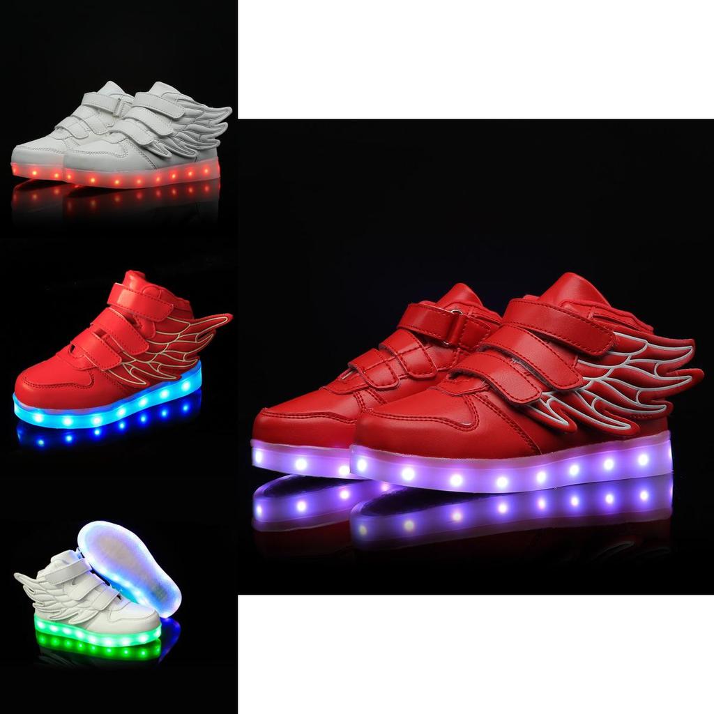 Zapatillas LED para Niños con Alas para Jugar y Bailar en Otoño