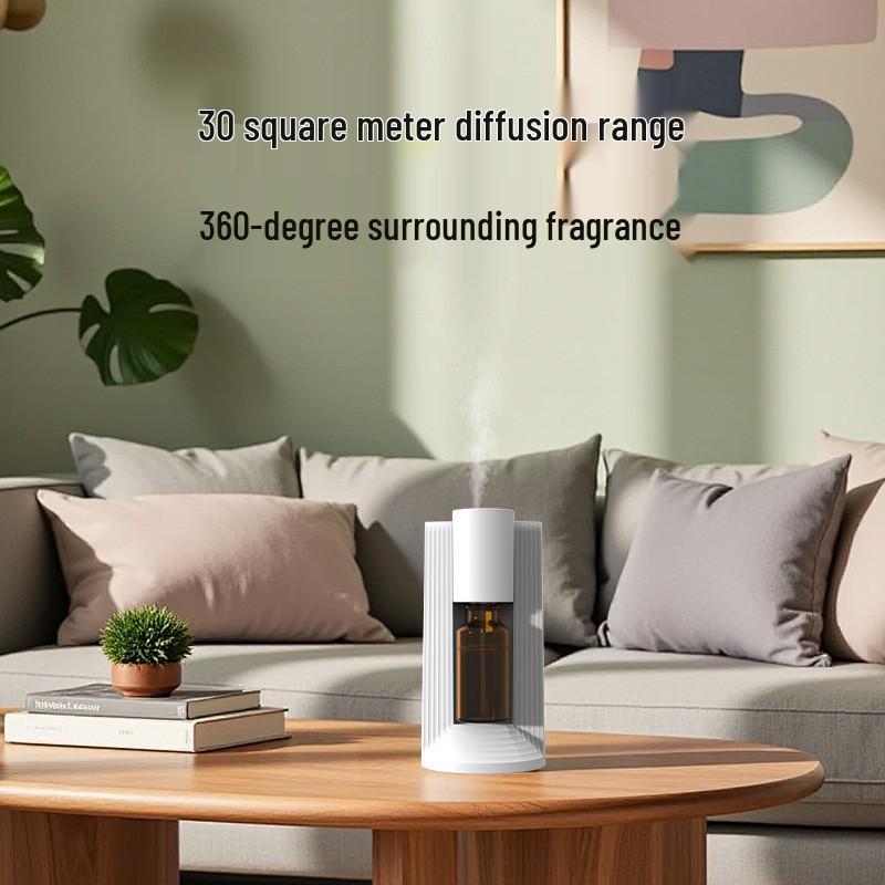Smart Waterless Aromatherapy Essential Oil Diffuser for Home and Car - Silent, Cold, Automatic, and Portable
