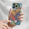 Mandala Painting Skin Wrap Change Case for IPhone 17 Pro Max Back Sticker Cover