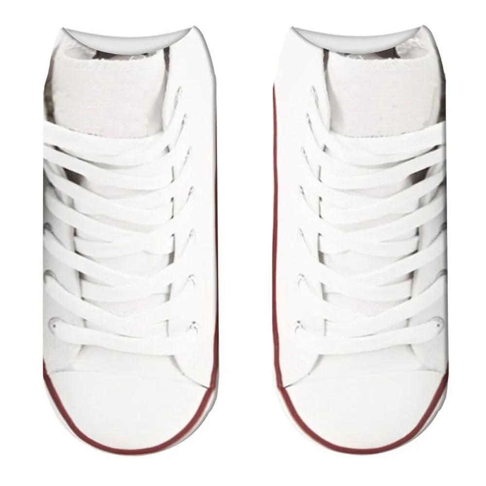 Lustige gemusterte Knöchelsocken in 3D-bedruckten Canvas-Schuhen mit Totenkopf-Zehensteg-Flip-Flops, Unisex-Design