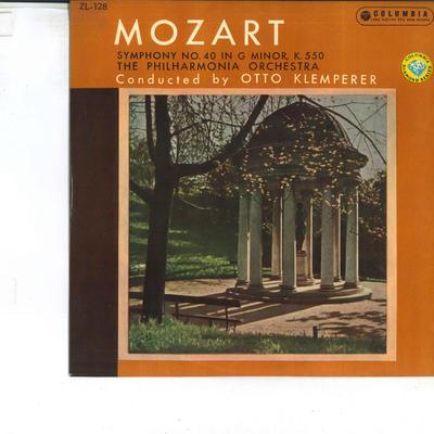 10inch Record OTTO KLEMPERER, PHILHARMONIA ORCHES - Mozart: Symphony No. 40 In G Minor ZL128 COLUMBIA Japan Classical Used