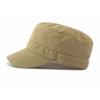 Summer Breathable Flat Top Hat Men's Outdoor Sunscreen Hat for Middle-Aged and Elderly Climbing Full Sealed Cap