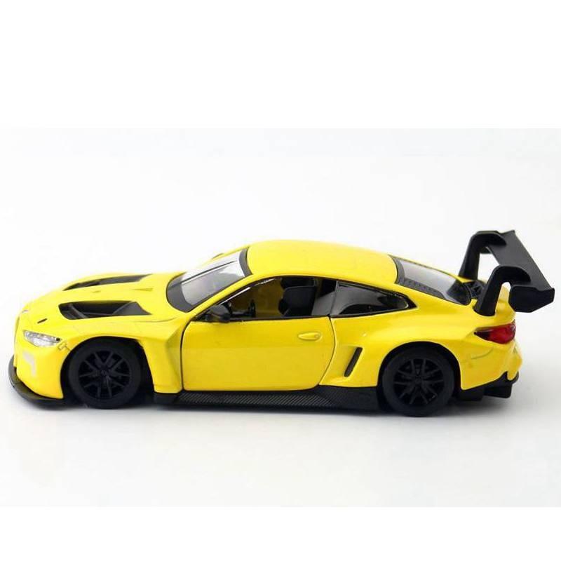 Car Alloy M4 Model With Inertia Drive And Realistic Detailing For Kid Play