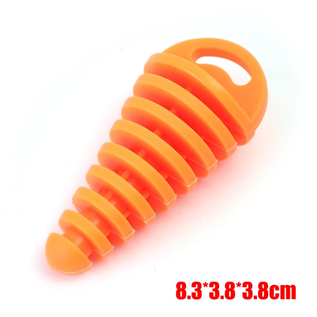 Exhaust Pipe Plug Tailpipe Rubber Air Bleeder Plug Exhaust Wash Plug Pipe Protector for Motocross Off-road Motorcycle Parts