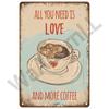 Vintage Plaque Metal Sign Plate Home Decor Tin Signs Coffee Retro Wall Art Posters For Kitchen Bar Iron Painting Decoration Cafe