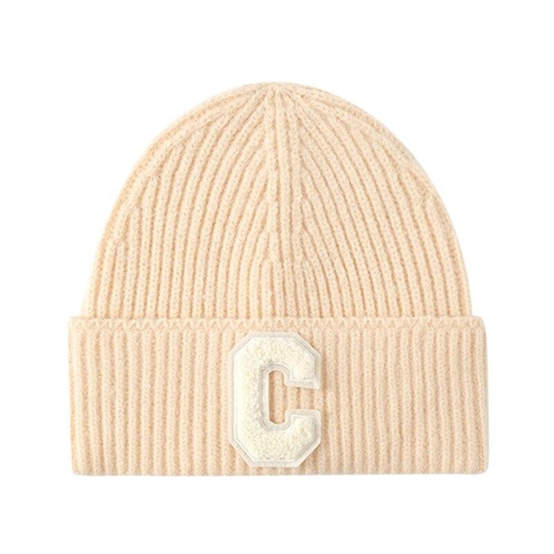 Bonnet Quotidien pour Femmes Hiver Doux Chaud Bonnet d'Hiver Crochet Bonnet de Ski Bonnets de Sommeil Bonnet Skull Cap Bonnets en Tricot Câblé