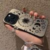 Sun Moon Stars iPhone Case for Apple Models 13 to 17 Pro Max