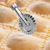 Handheld Pizza Lace Rolling Wheel Zinc Zinc Zinc Alloy Pasta Mold Pie Embossed Edge Cutter  Dumpling