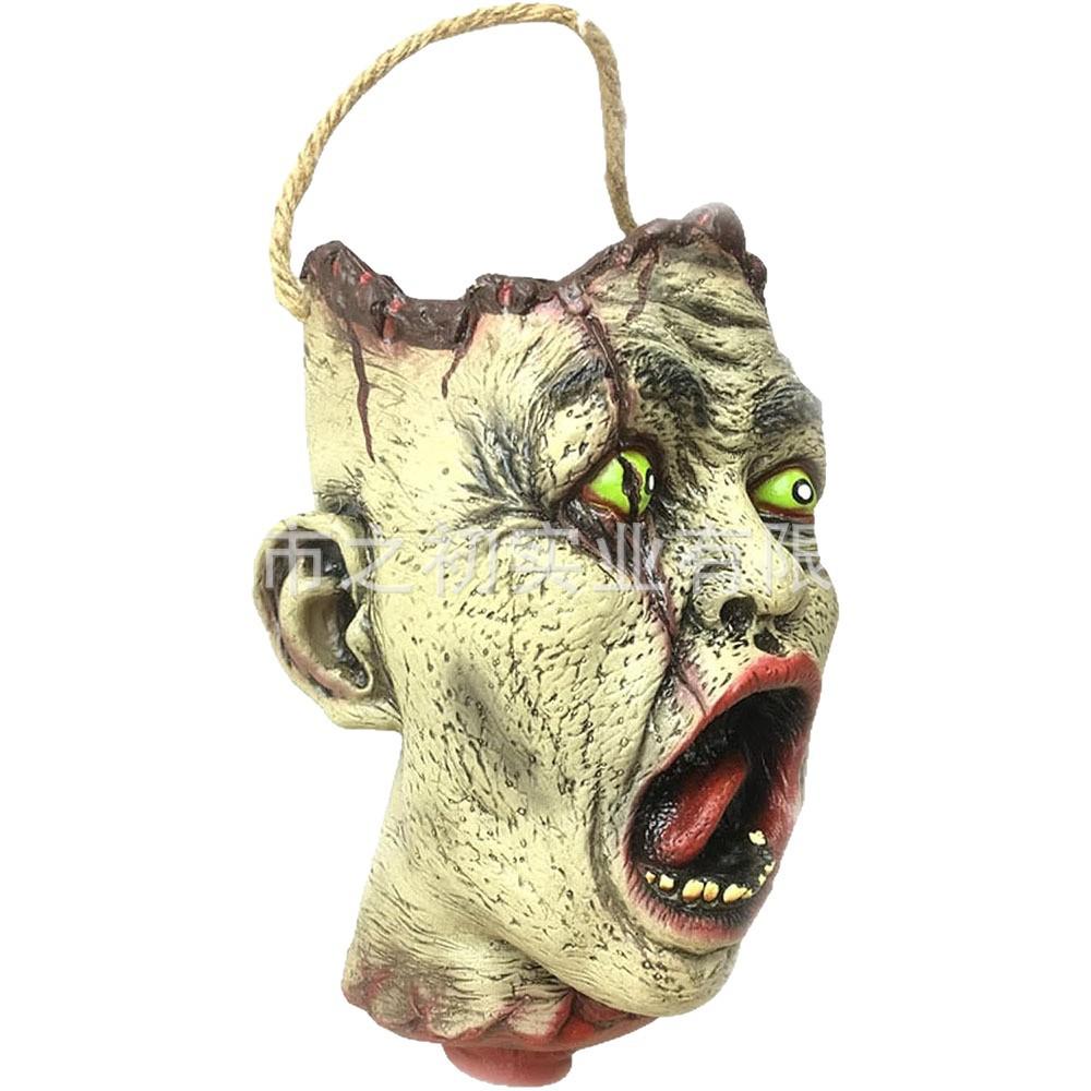 Halloween candy gift bag, festive atmosphere children's tote bag, scary hanging gift bag, home decoration prop