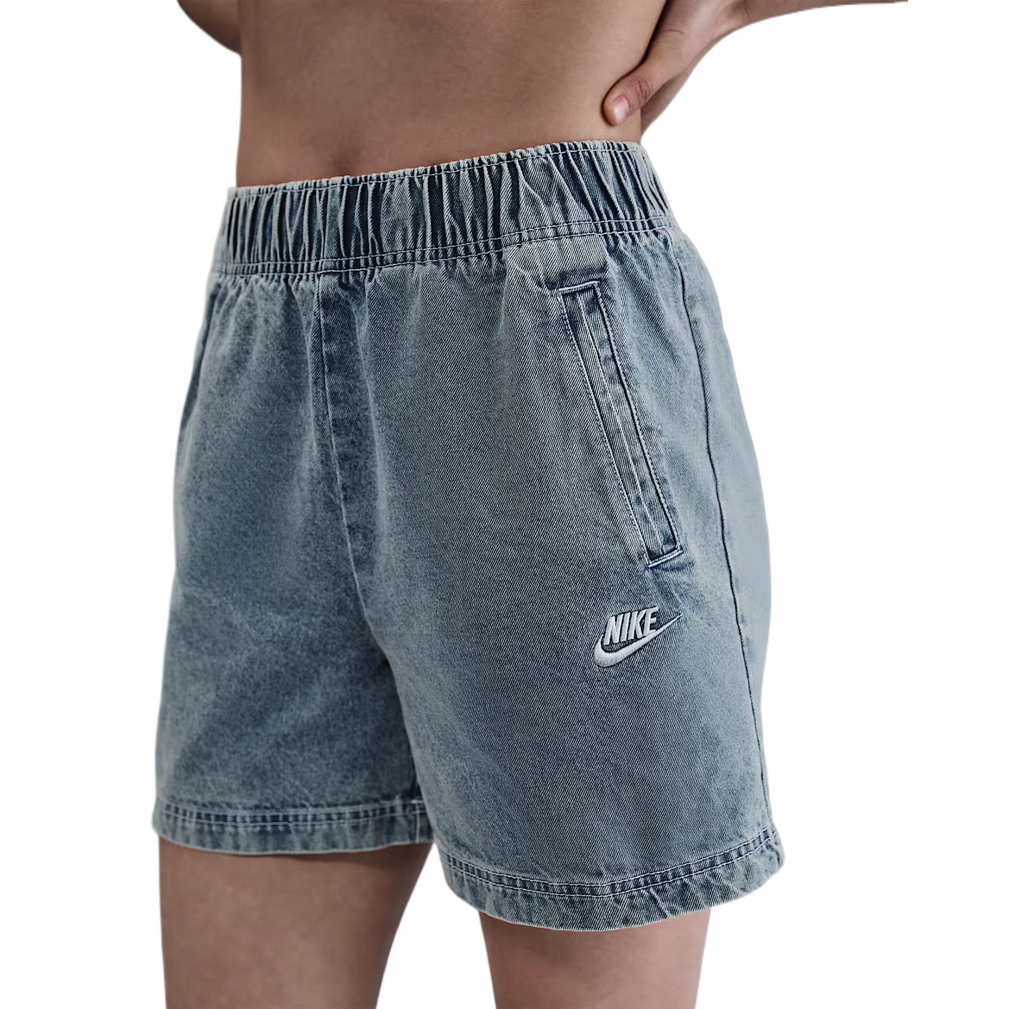 

New Nike Sportswear SS25 Denim Shorts Women s Light Armory Blue Color IF0624-440 M