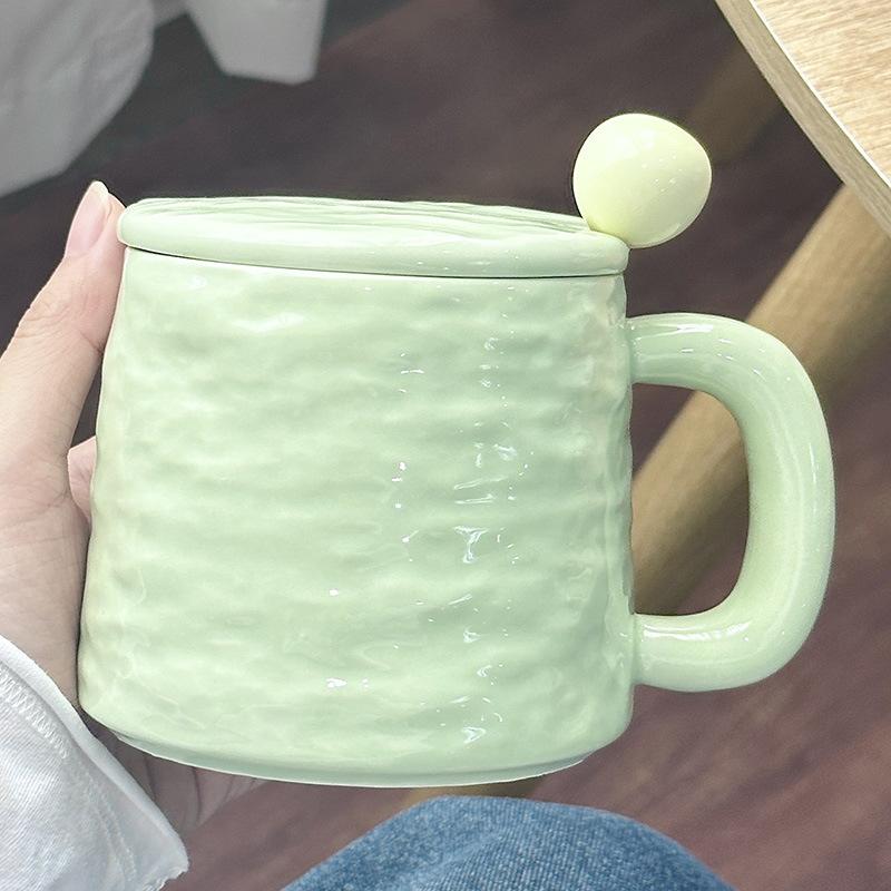 

Кружка Керамическая Бытовая Чашка для Воды Офисная Кофейная Чашка Высокая Симпатичная Чашка Сувенир Подарок на День Рождения Чашка для Завтрака 301-400ml