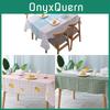 Elegant Waterproof Oilproof Tablecloth Cover Protector For Simple Home Dining Decor