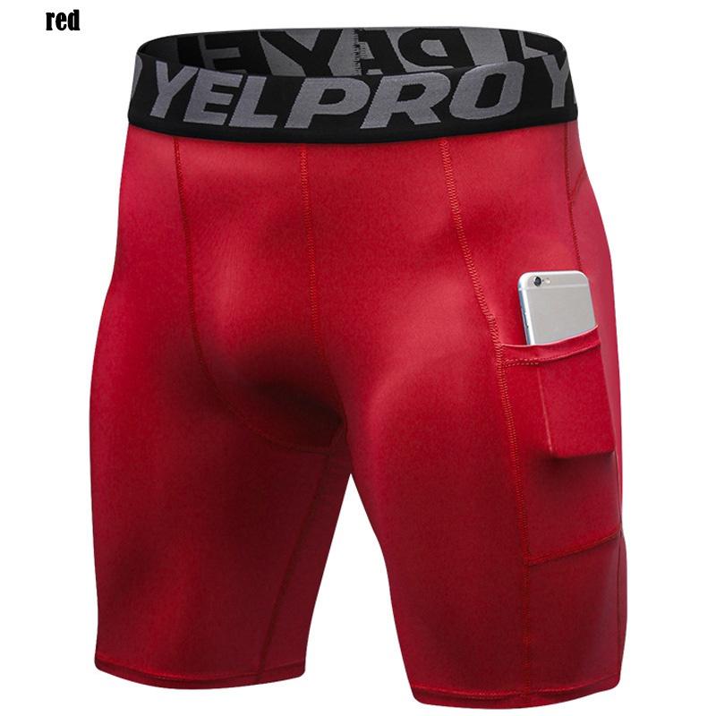 Pantaloni Sportivi da Uomo Aderenti Corti Pantaloni da Basket Pantaloni Fitness Senza Piedi Pantaloncini a Compressione da Corsa