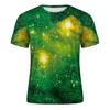Trička s grafikou Vast Starry Sky Universe Pro muže Letní móda Tričko se vzorem 3D Vesmír Planeta Osobnost Trička v cool stylu