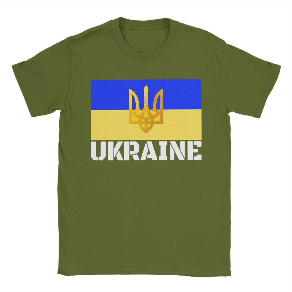 UKRAINE Flag T Shirt Summer  Hippie T Shirts Couple Cotton O Neck Plus Size 5XL Tees Short Sleeves Y2K Casual Tshirt