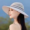 Portable Sunshade Alpine Hat Breathable Foldable Bucket Hat Top Mesh Fisherman Cap  Spring