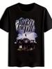 Zwart Heren T-shirt met "Pierce the Veil" Grafische Print - Verweerd Huis & Si