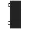 Folding Sofa Bed 75 x 63 x 45 cm Black
