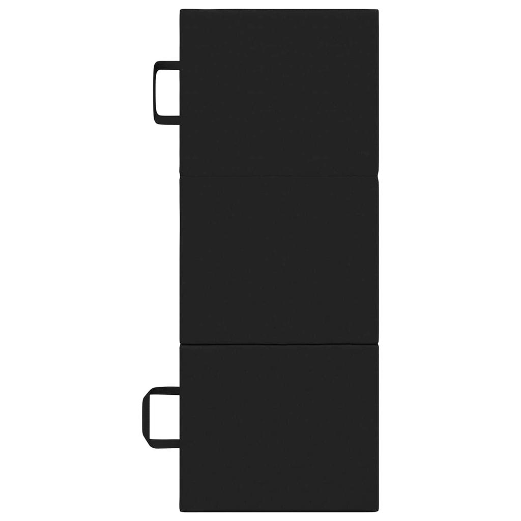 Folding Sofa Bed 75 x 63 x 45 cm Black