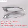 For Mazda 6 Sedan   Car Rear Tail Foglight Fog Lights Lamp Frame Decor Cover Trim ABS Chrome Accessories Exterior Kit